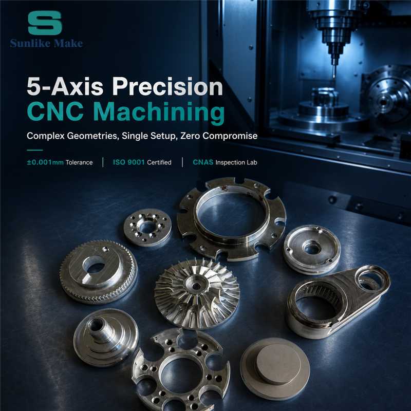 Sunlike Make: Precision 5‑Axis CNC Machining Services for Complex Geometry & High‑Accuracy Milling